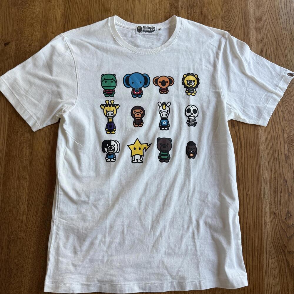 A Bathing Ape Rare Vintage Shirt Bape Milo and Friends Sz M